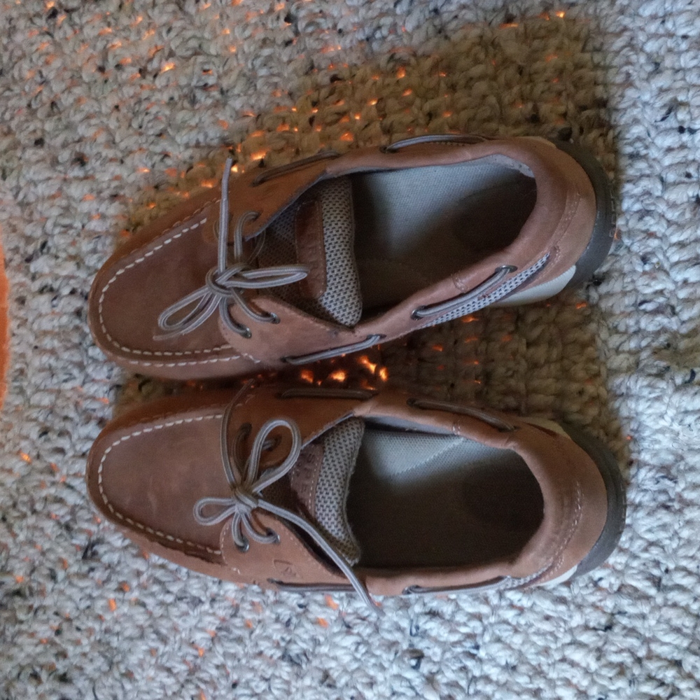 Sperry top-siders, tan, 8.5